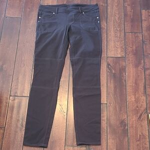 Athleta Black Slim Fit Pants Size LT